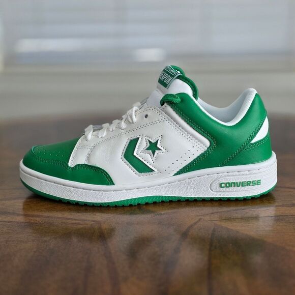 Converse Weapon Low Green White A11957C Larry Bird Boston Celtic DS Men's Size 8 - Picture 7 of 16